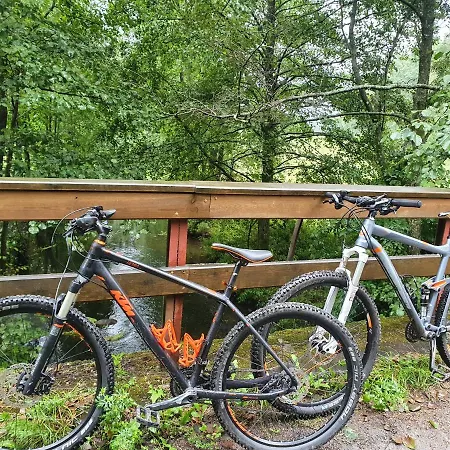 Letniskowe Lesne Nad Jeziorem Wdzydzkim Basen Sauna Balia Holiday home