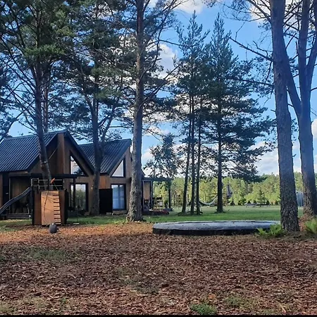 Letniskowe Lesne Na Kaszubach Z Basenem, Sauna, Balia Nad Jeziorem Wdzydzkim Борск