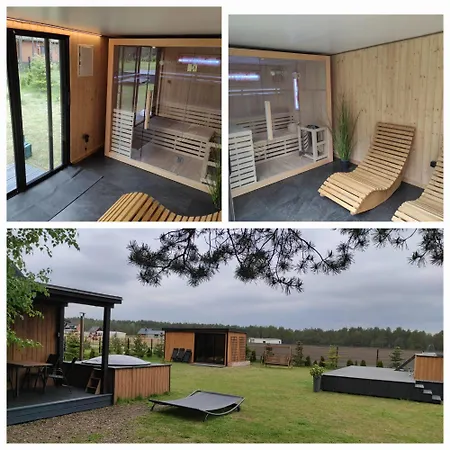 Letniskowe Lesne Nad Jeziorem Wdzydzkim Basen Sauna Balia Borsk