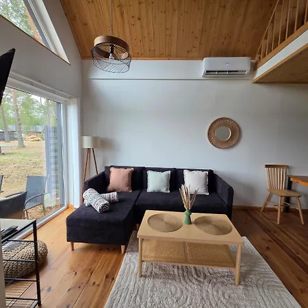 Prázdninový dům Letniskowe Lesne Na Kaszubach Z Basenem, Sauna, Balia Nad Jeziorem Wdzydzkim