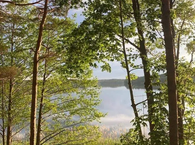 Semesterbostad Letniskowe Lesne Nad Jeziorem Wdzydzkim Basen Sauna Balia *