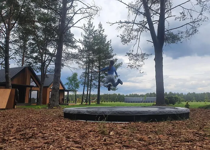 Letniskowe Lesne Nad Jeziorem Wdzydzkim Basen Sauna Balia Semesterbostad