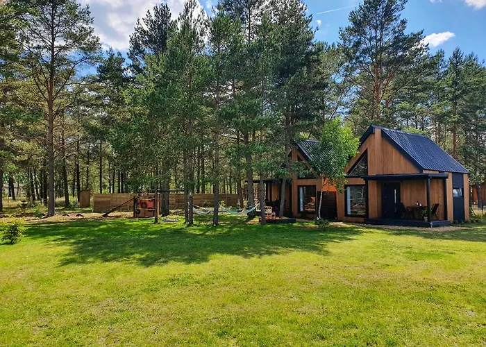 Semesterbostad Letniskowe Lesne Nad Jeziorem Wdzydzkim Basen Sauna Balia *