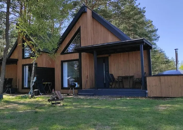 Semesterbostad Letniskowe Lesne Nad Jeziorem Wdzydzkim Basen Sauna Balia *