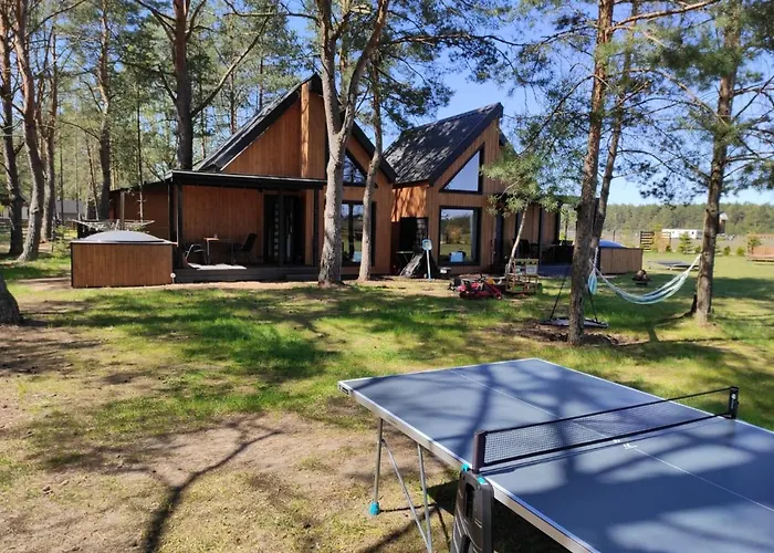 Letniskowe Lesne Nad Jeziorem Wdzydzkim Basen Sauna Balia Borsk