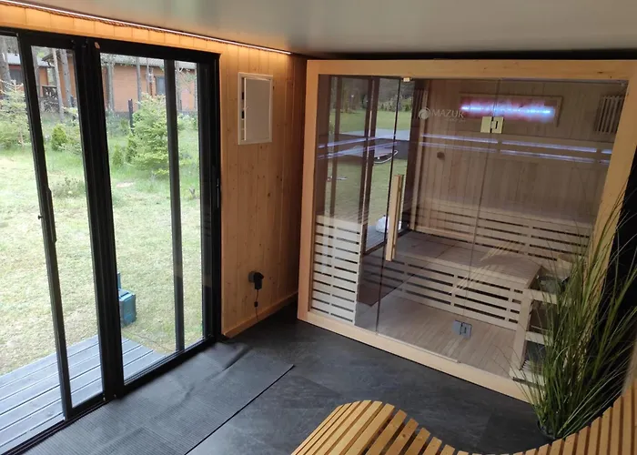 Semesterbostad Letniskowe Lesne Nad Jeziorem Wdzydzkim Basen Sauna Balia *